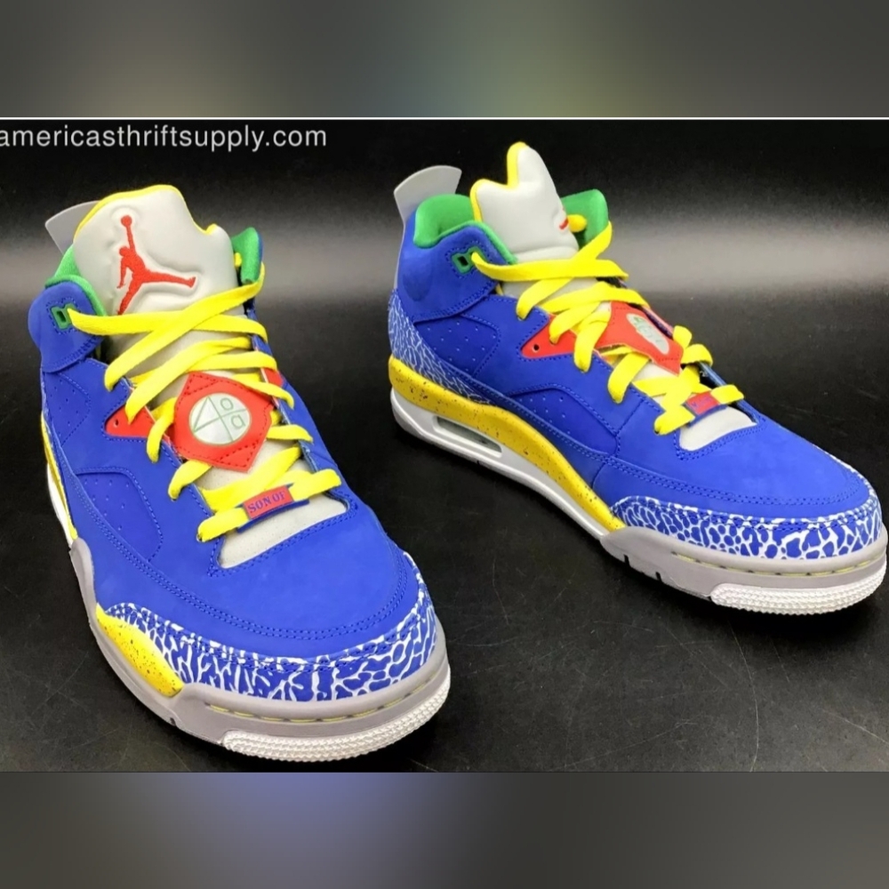 Nike Air Jordan Son Of Mars Low Men's Blue/Multicolor Sneakers - Size 8 (+COA)